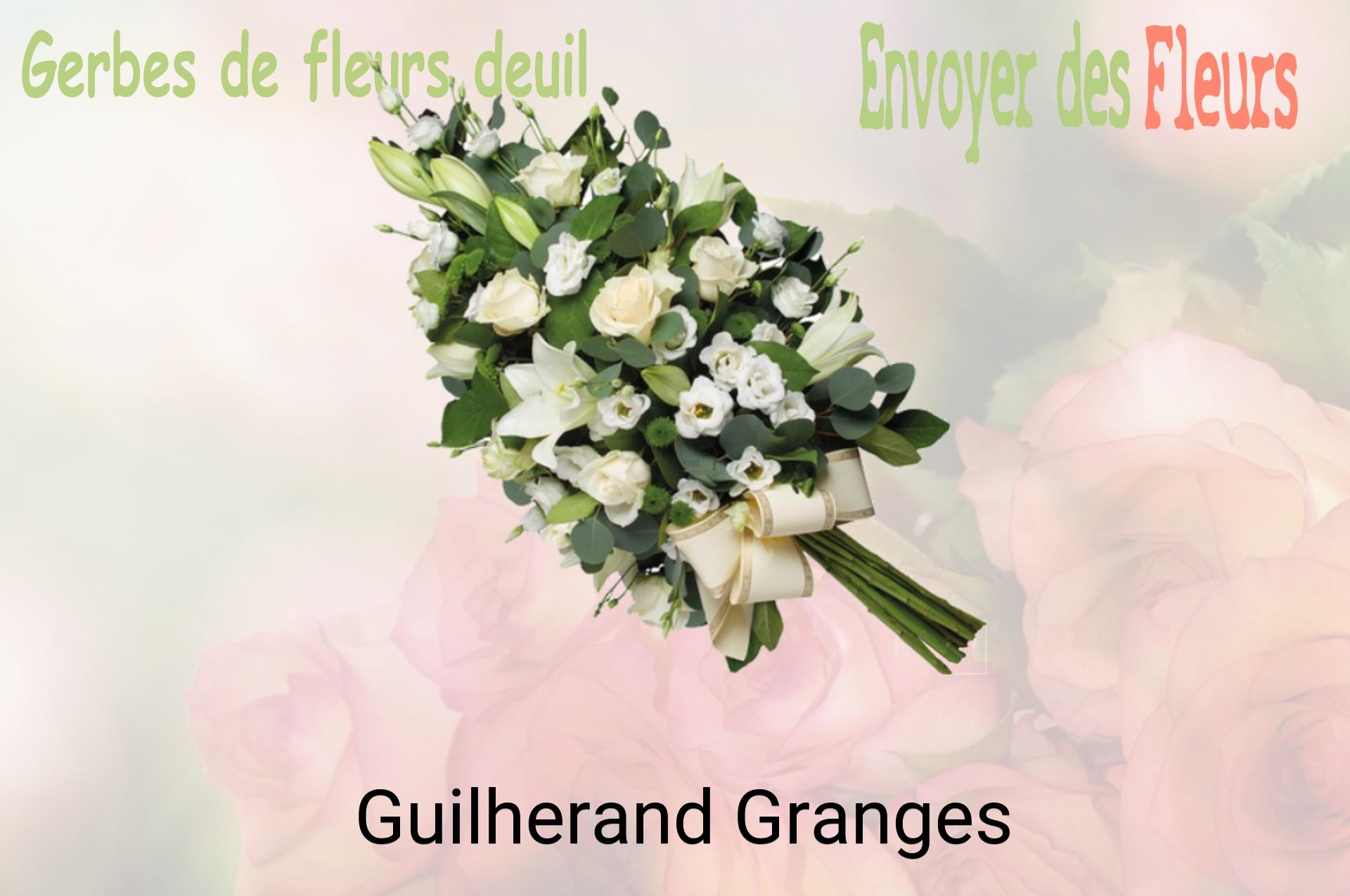 Gerbe de fleurs de deuil livrée à Guilherand-Granges